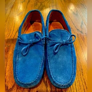 Tod’s Men’s Blue Suede Driving Loafers - Size 7 (fit like US 8)